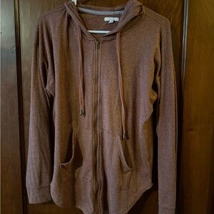Maurices Brown Zip-Up Hoodie